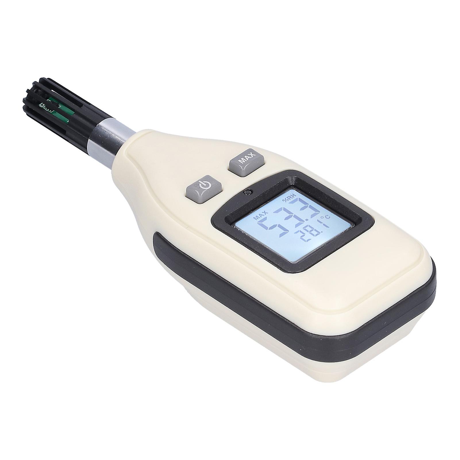 Digital Thermometer Hygrometer High Accuracy Temperature Humidity Meter with Backlit LCD Display