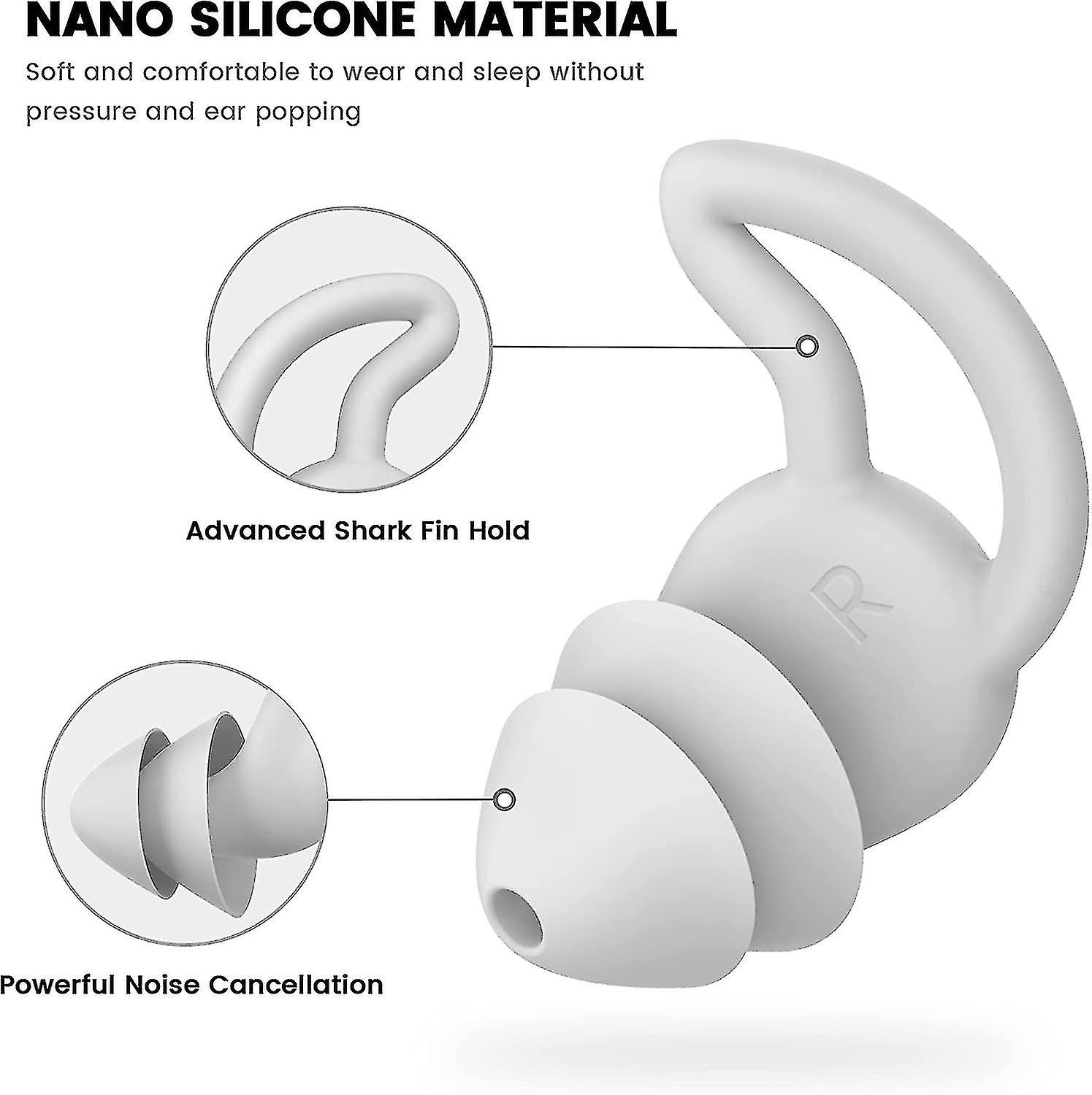 Noise Reduction Earplugs For Sleeping(grey-1)