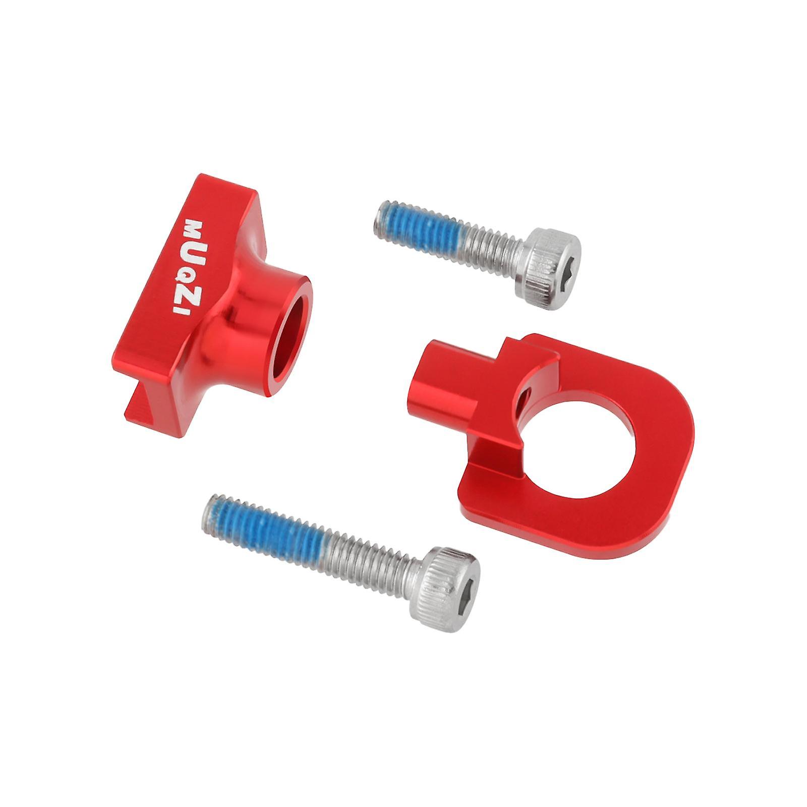 Kettenspanner Single Speed BMX Rennrad Einstellschraube Rot