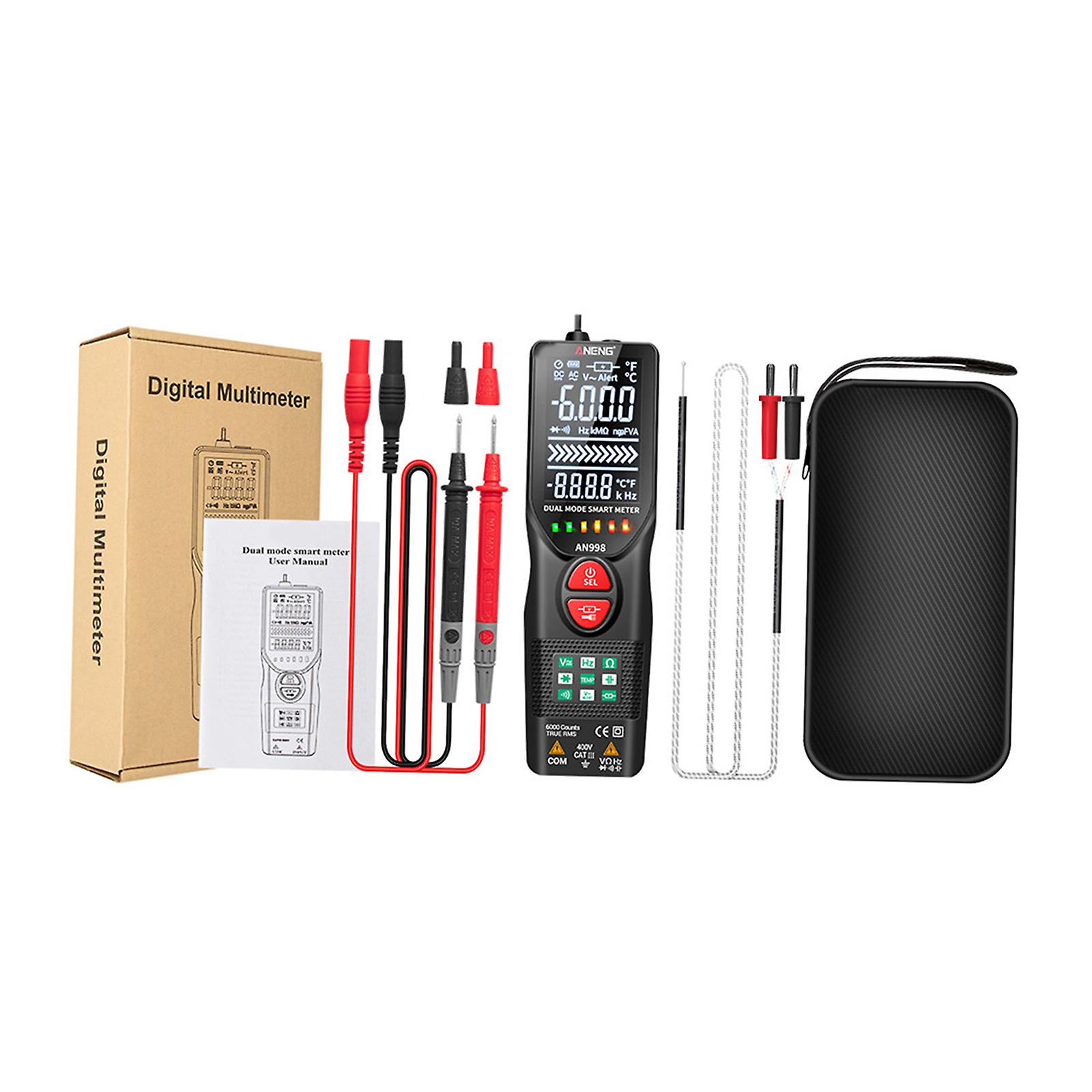 AN998 Digital Multimeter 6000 Counts Auto Range Detector DC AC Voltage Meter