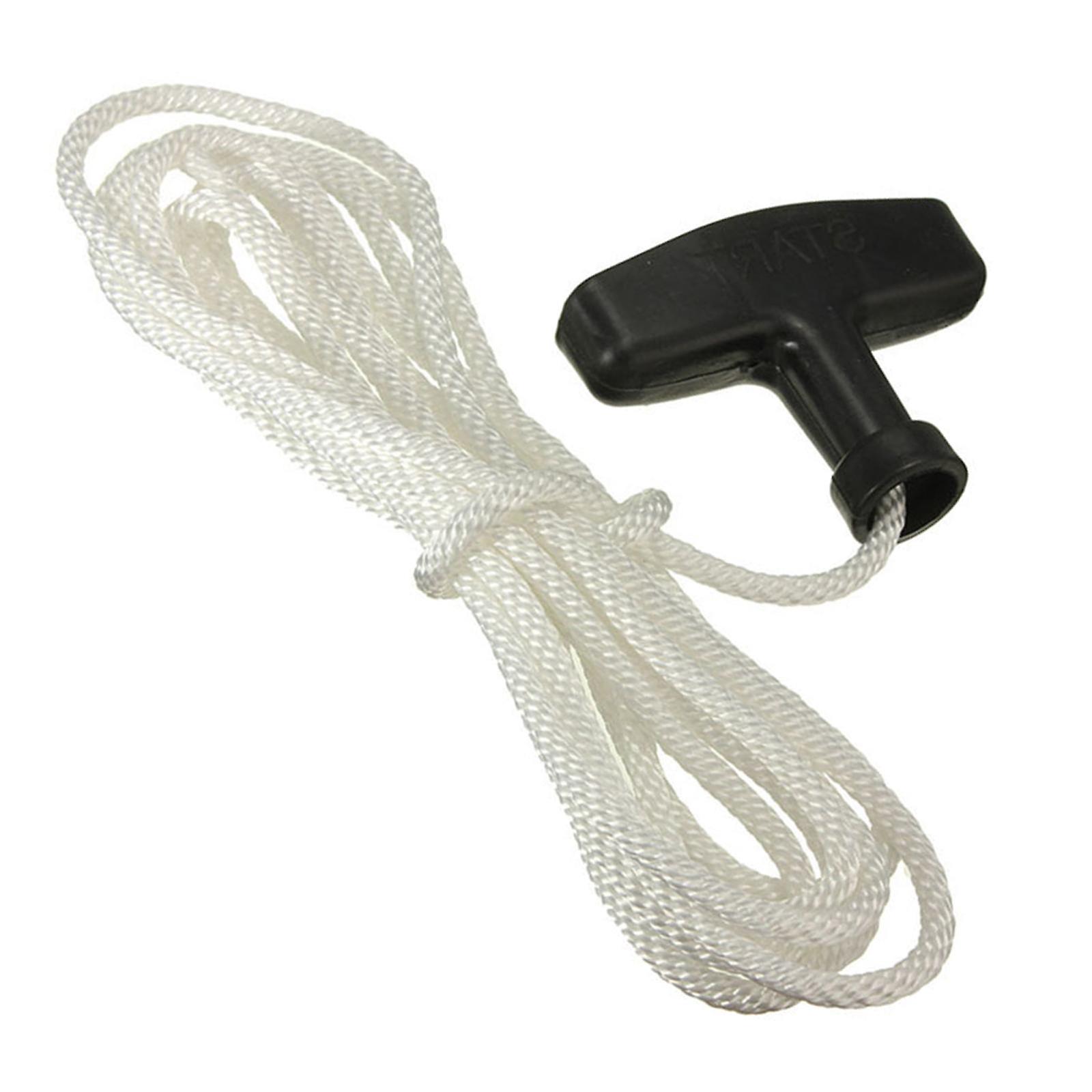 Starter Handle with Rope Mower Pull Cord Universal for Replacement Accessory 3m