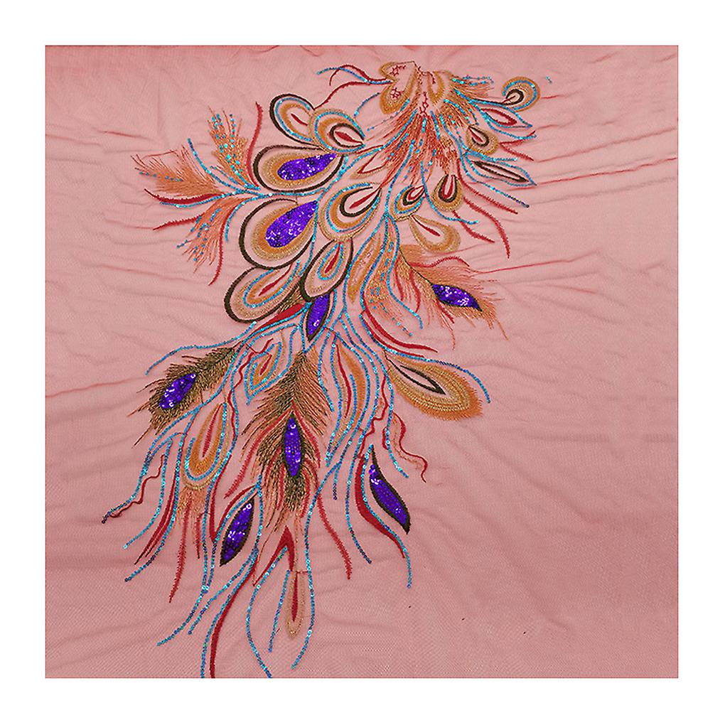 Polyester Professional DIY Accessory Versatile Embroidered Lace Applique For Dressmaking Easy