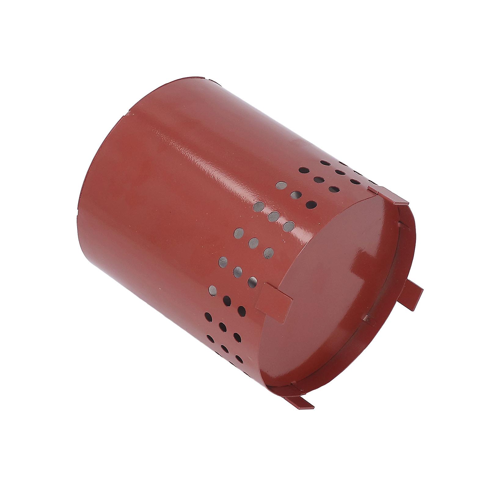 Portable Smokeless Iron Fire Pit 13x13x16cm Copper Red