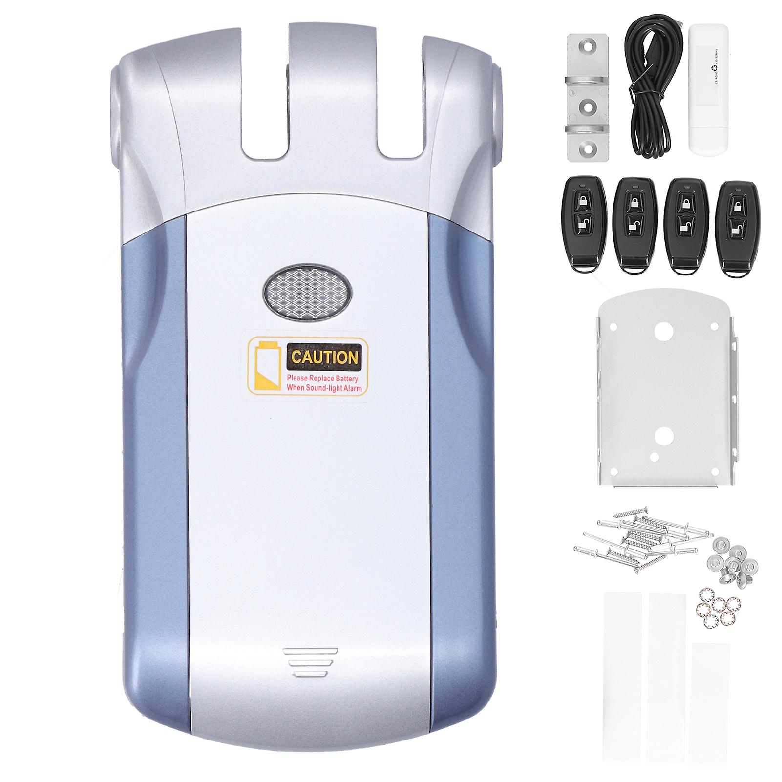 Wireless Keyless Intelligent Lock - Remote Control & Bluetooth, Anti-Thief Home Security
