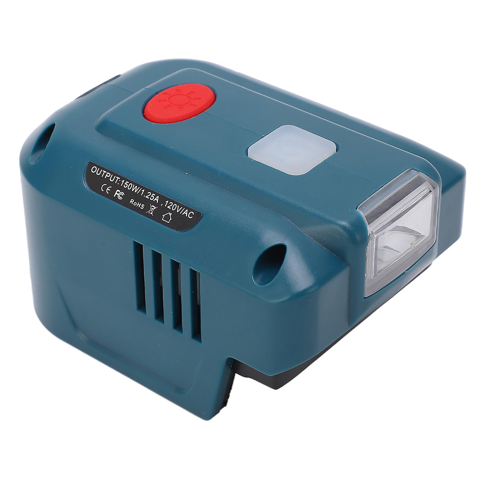 Battery Power Inverter DC 18V To AC 150W 2 USB Output for Outdoor Camping Electric Tool