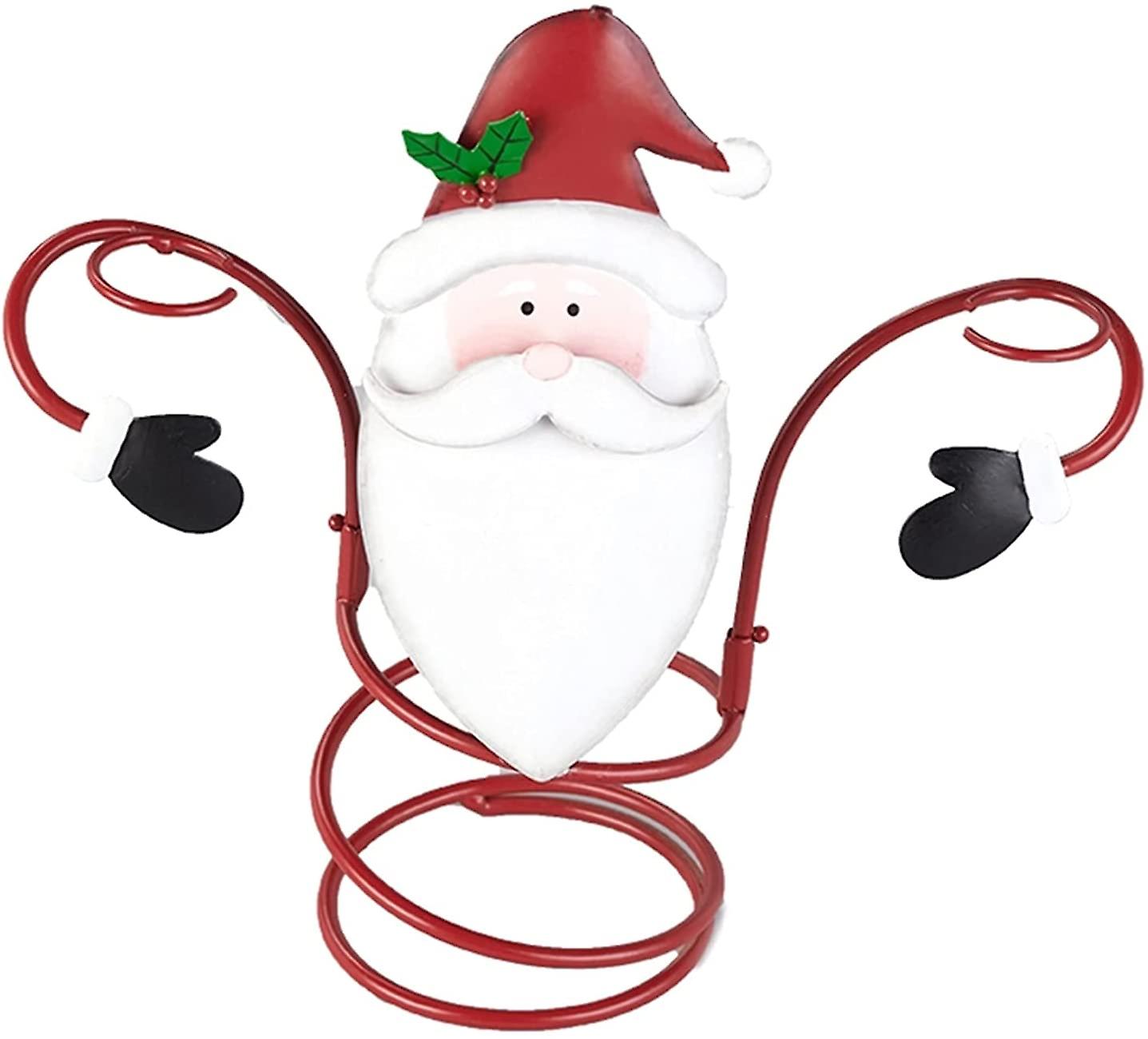 2024زجاجة نبيذ عطلة وحاملات زجاج تحمل 1 زجاجة نبيذ و 2 أكواب ، رف منظم موضوع عيد الميلاد