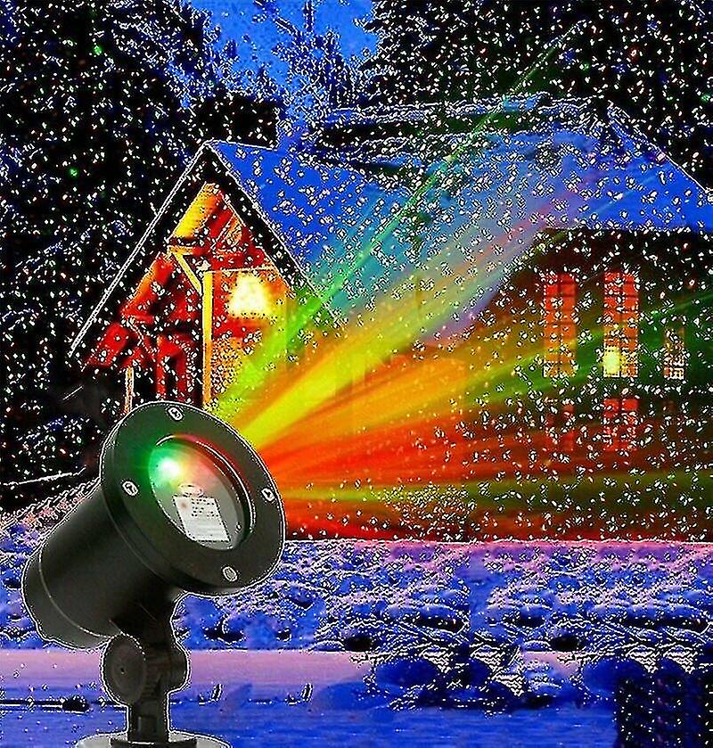 クリスマスリードプロジェクター屋外風景ステージクリスマスランプ