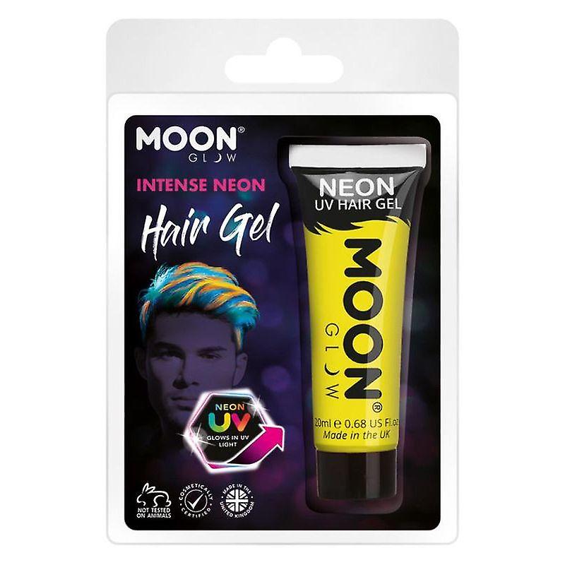 Moon Glow Intense Neon Uv Hair Gel Clamshell, 20ml M36039