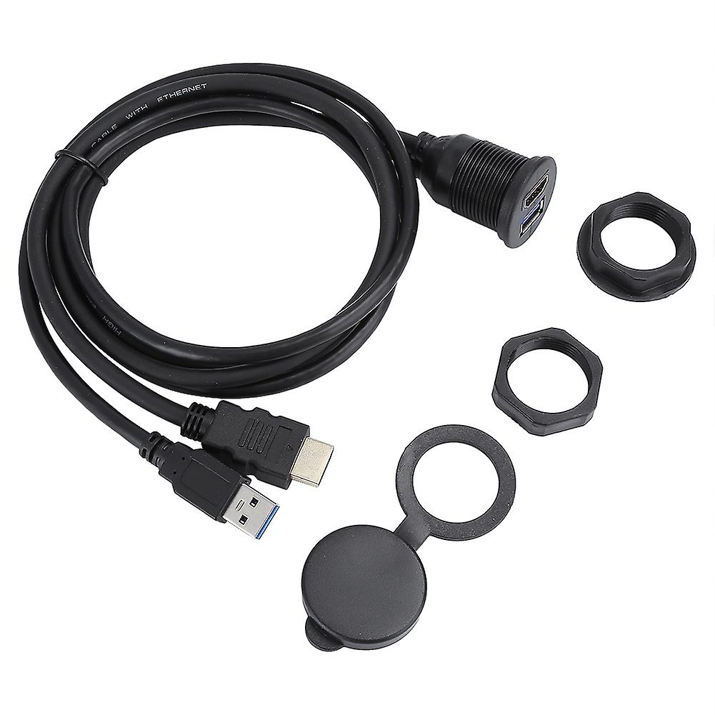 USB3.0 to HDMI Extension Cable Installation Embedded Household Waterproof Conversion Line