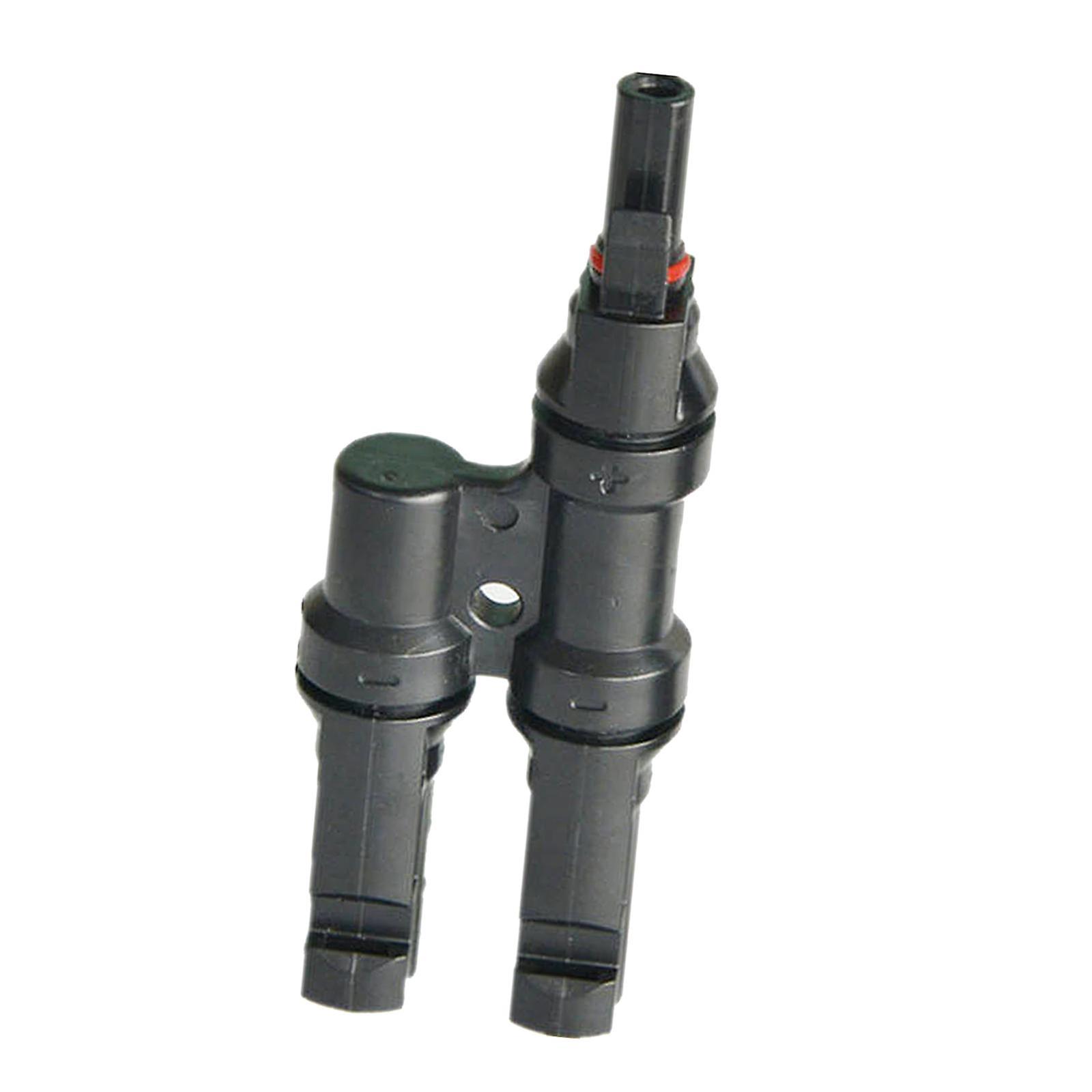 Solar Connector Sturdy Practical for Solar Panel Easily to Install Dustproof 3 Way