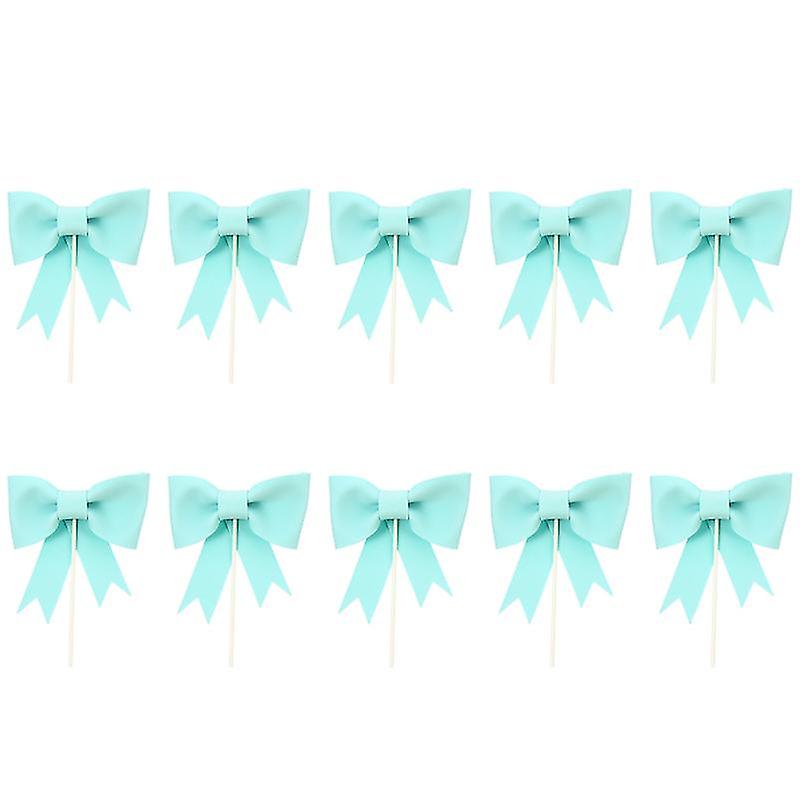 10pcs Bow Cake Topper