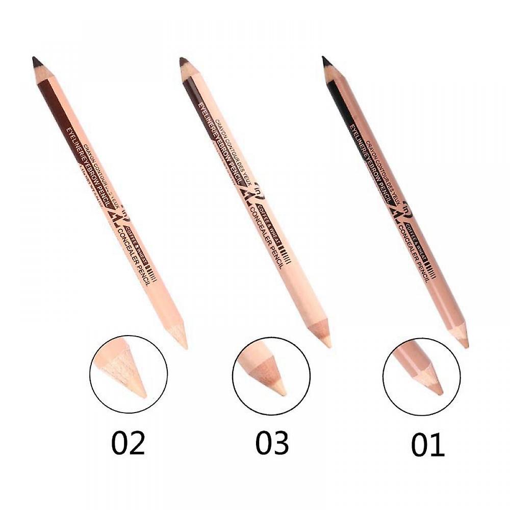 Double Ended Eyes Concealer Pencil 3pcs