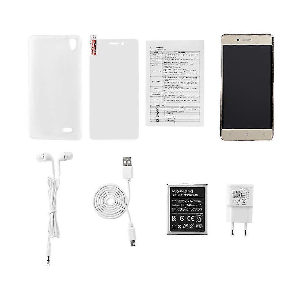 Dual Core 5.0 Inch Ultra Slim Unique Design EU Plug Smartphone for Android 4.4.2