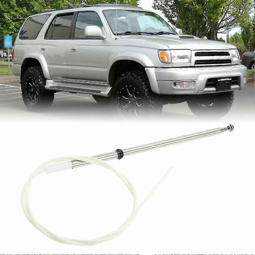 7" Black Stubby Antenna Mast For Toyota 4Runner 1996-2017 - AM/FM, Easy Install, No Tools