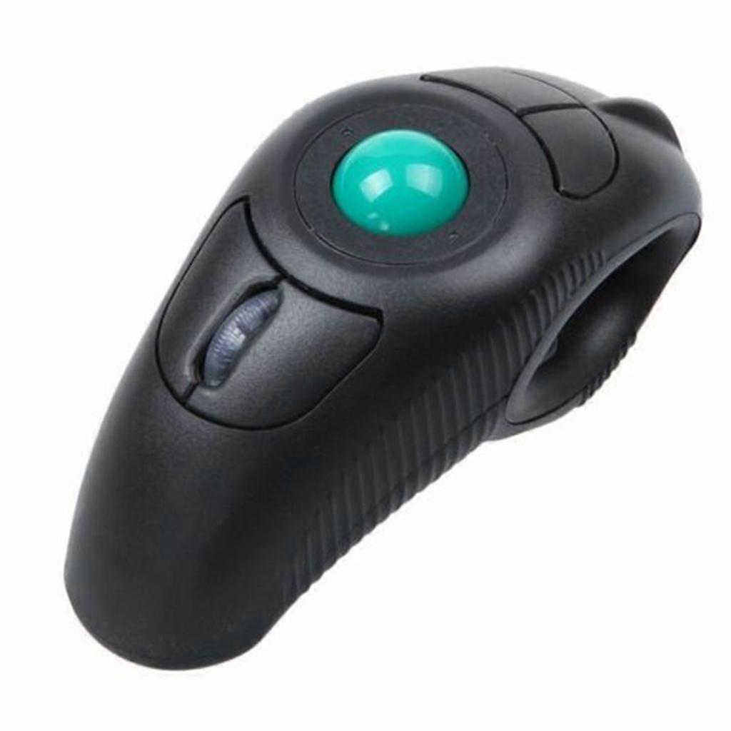 Wireless Usb Trackball Mouse Mice Thumb Control Portable Finger Handhold Mouse-B15