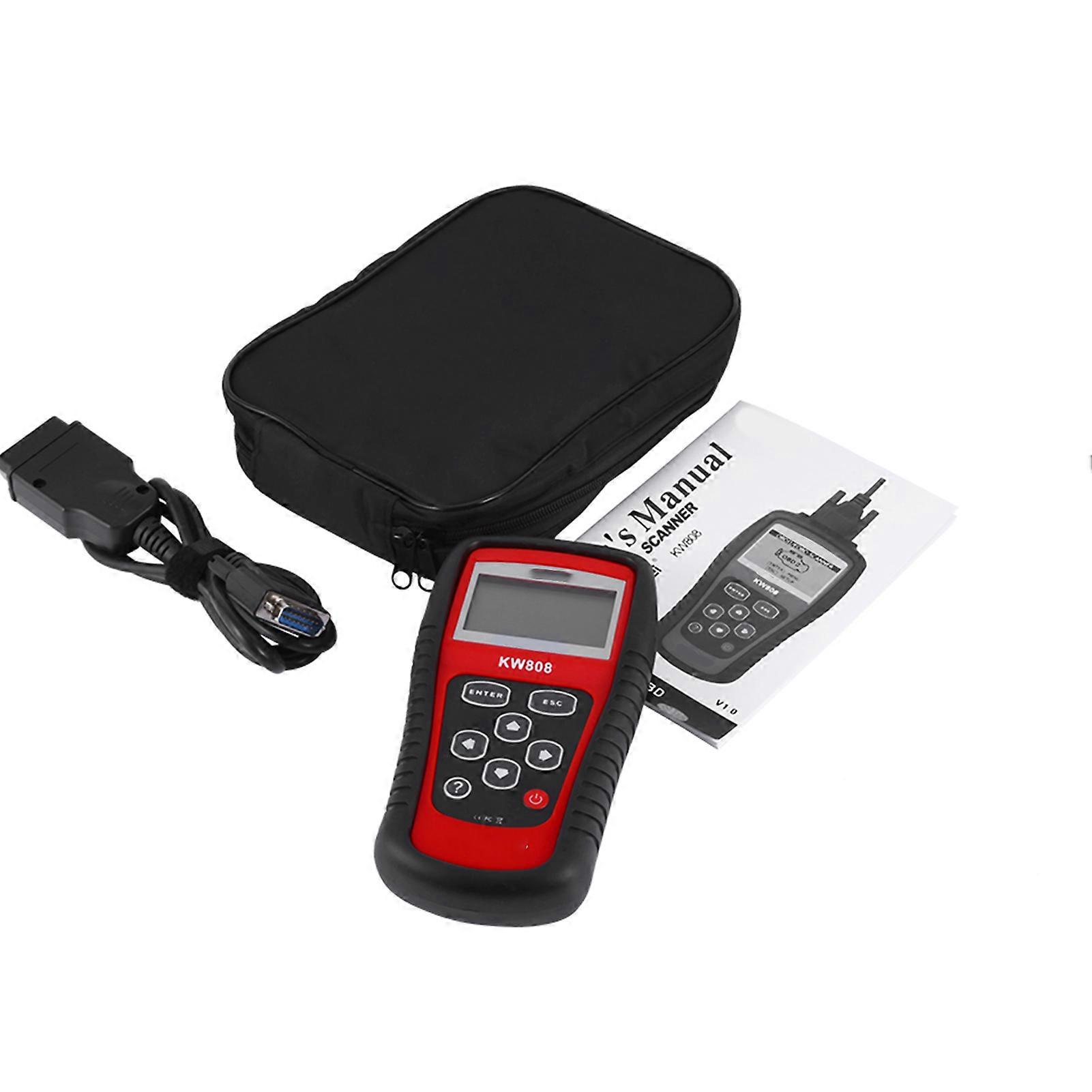 OBD2 Scanner KW808 Car Diagnostic Code Reader Engine Reset Tool E2U698