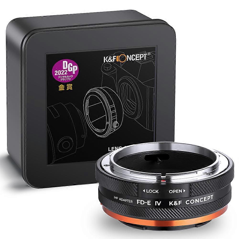 Concept Fd-e Canon Fd Mount Lens To Sony E Fe Mount Camera Adapter Ring For Sony A6400 A7m3 A7r3 A7m4 A7r4