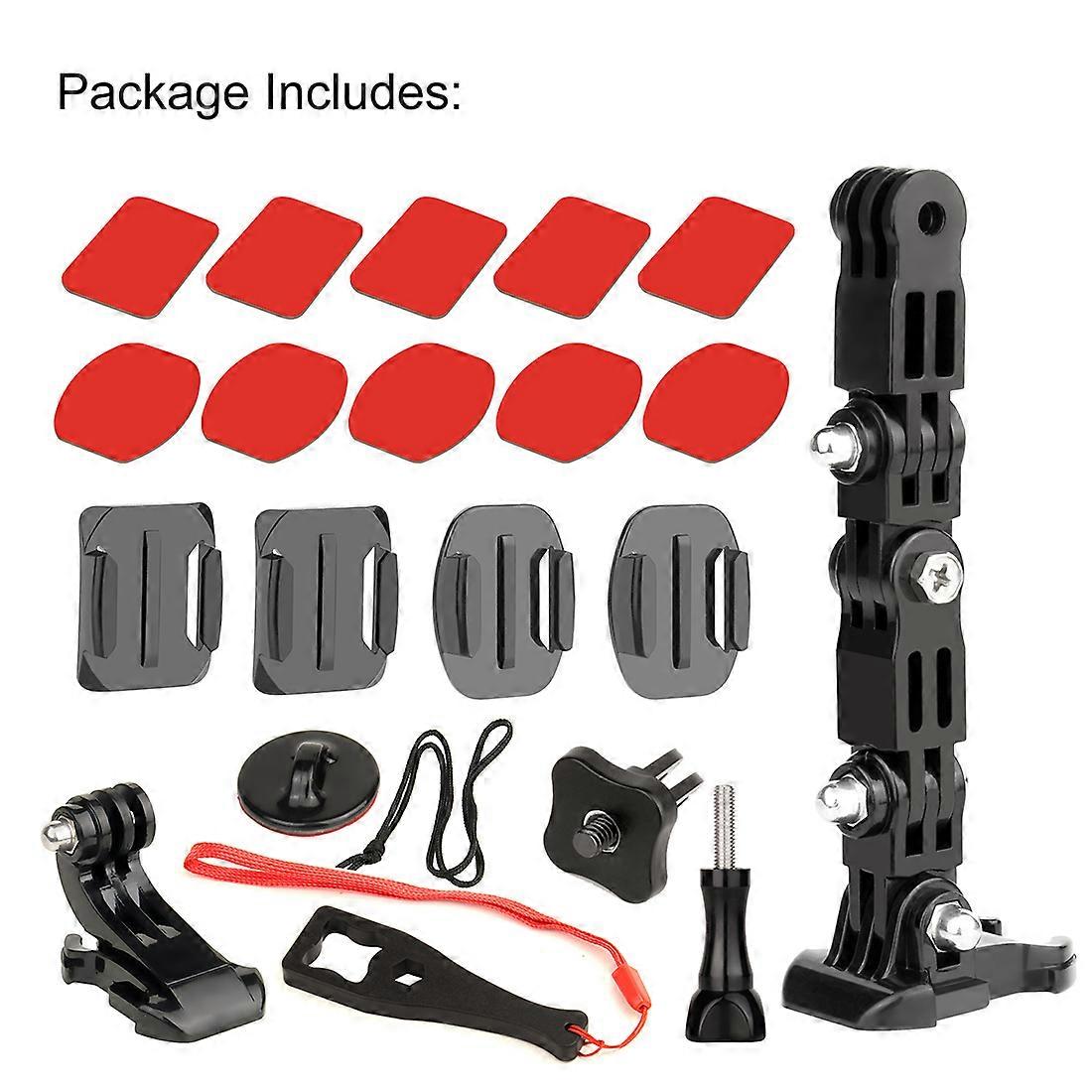 Soonsun קסדת אופנוע זרם הר קיט Gopro Hero11 10 9 8 7 6 5 4 3 מושב Sj צילום מסך Insta360 Dji אביזרי מצלמת פעולה