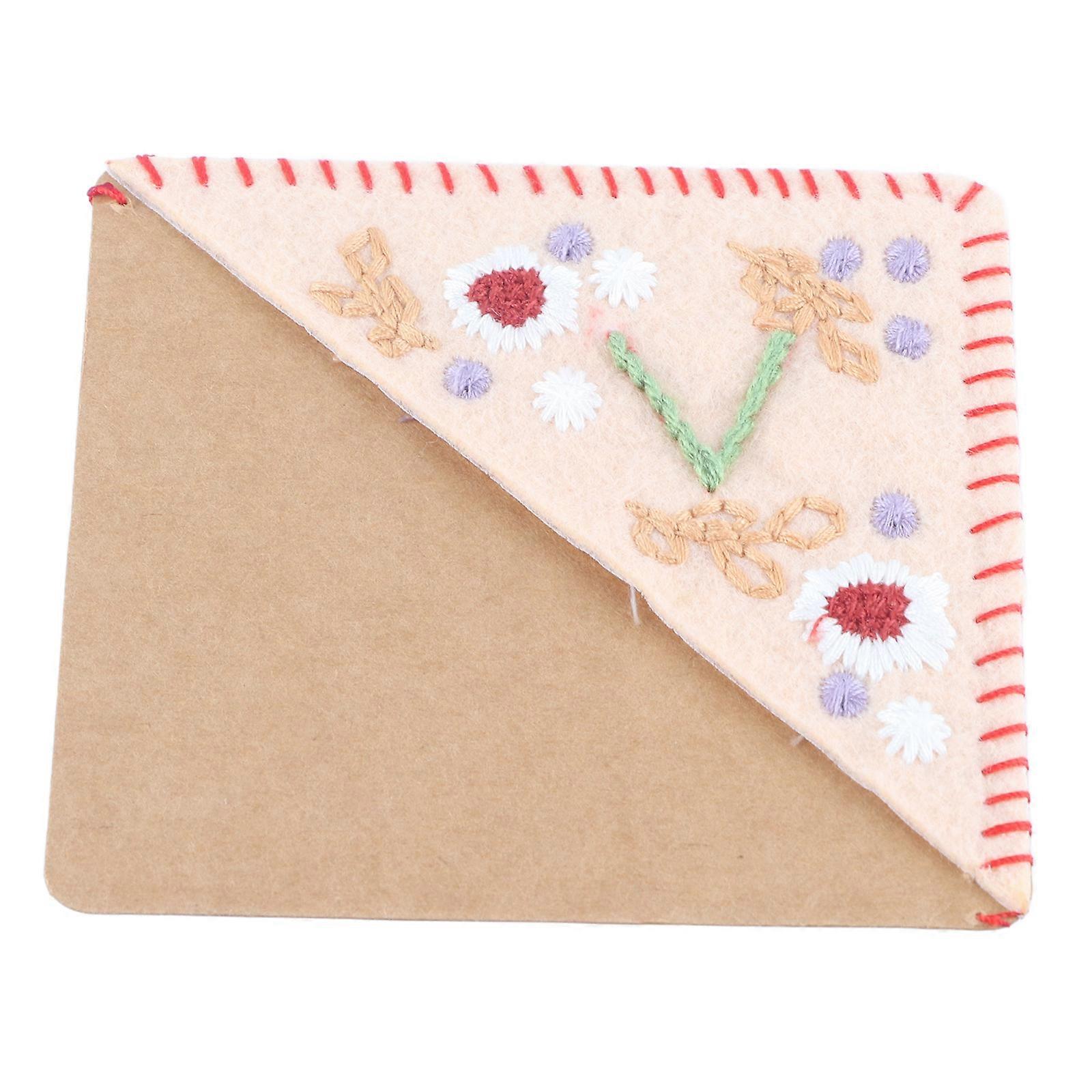 Embroidered Corner Bookmarks Accessories for Book Lovers
