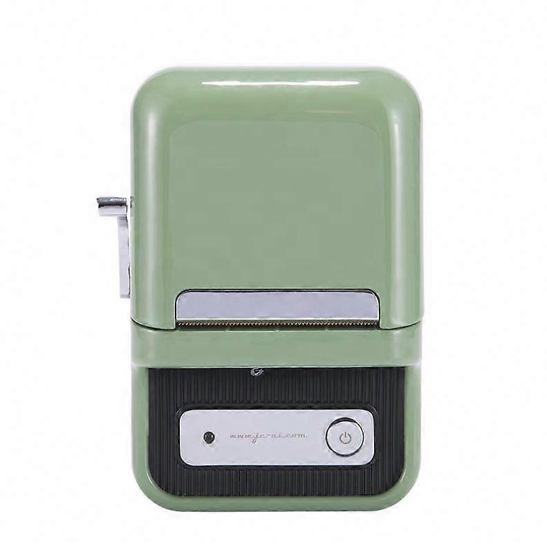 Mini Thermal Photo Printer Green for Mobile Bluetooth Portable Printer Image Photo Label Notes for A
