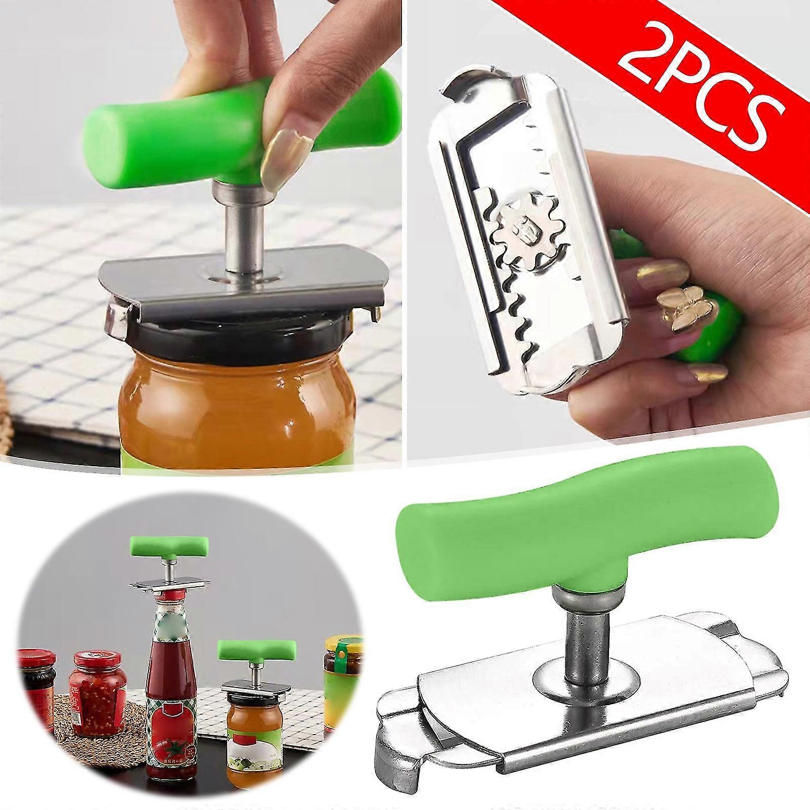 Kitchen Gadget Multifunctional Non-slip Bottle Opener Screw Capper 2psc