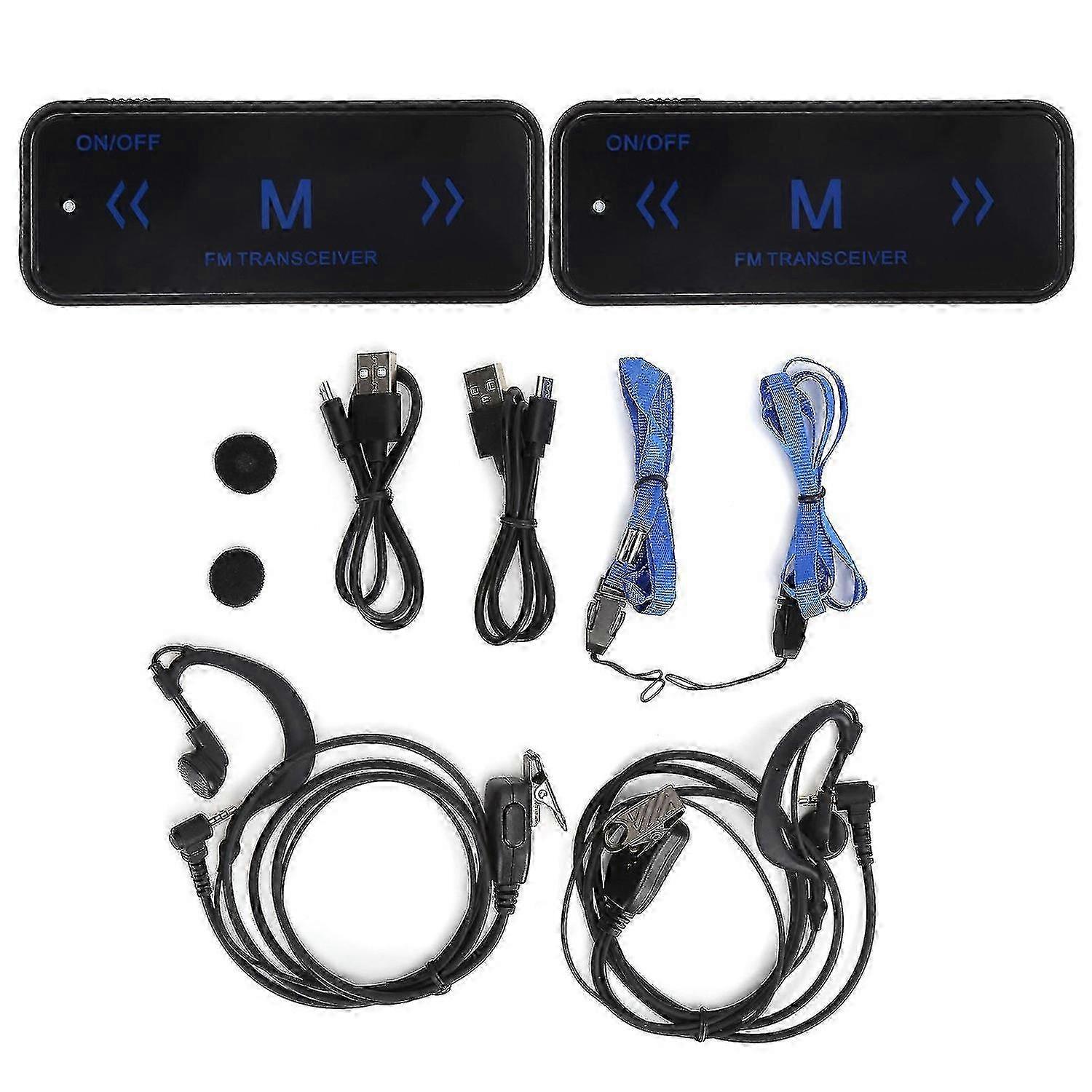 For Mini Walkie Talkies Pair with Rechargeable Batteries