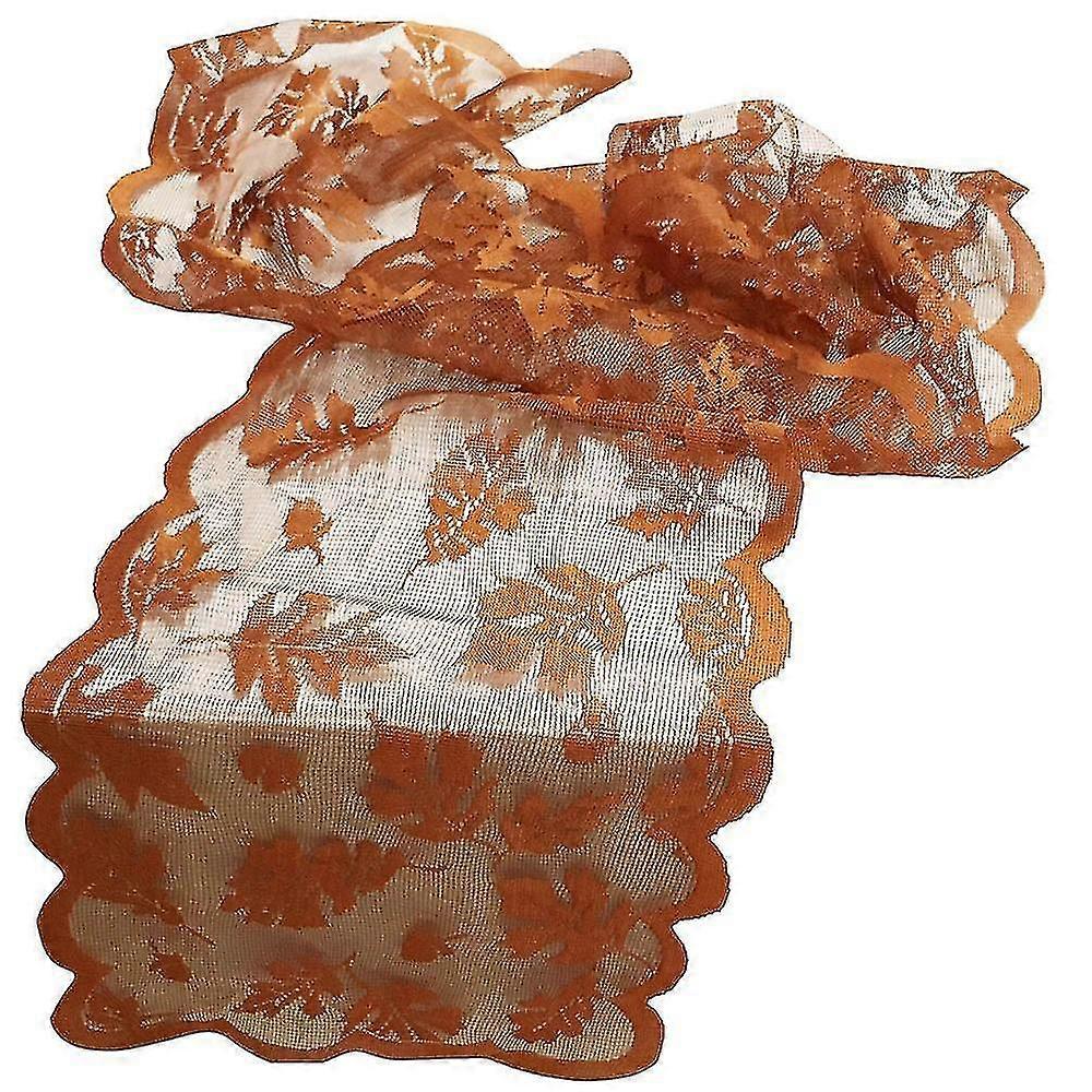 Maple Leaf Lace Table Runner Perfect For Fall Dinner Parties Restaurant Decor