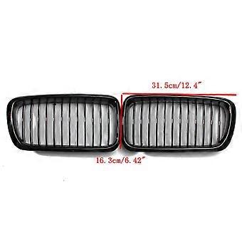 Chrome Front Kidney Grilles For BMW E38 7 Series (1999-2002 740i/iL/750iL) – ABS Plastic, 2-Piece Set, Custom Look 3 thumbnail image