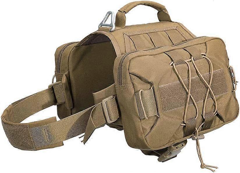 TCGG-犬用パックハウンド犬用サドルバッグバックパック旅行キャンプハイキング中型犬と大型犬用2つの容量の大きいサイドポケット(COB)