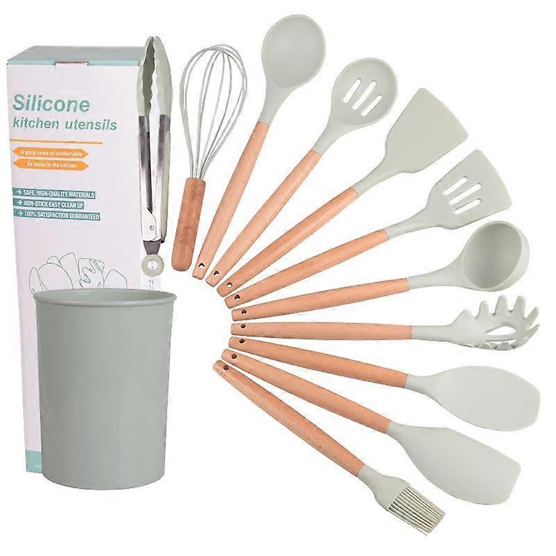 Kitchenware utensils cooking tools silicone spatula 12 set