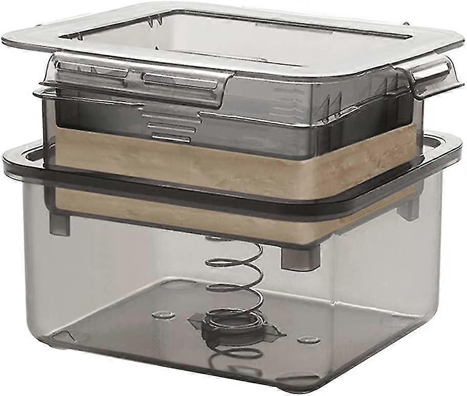 Tofu Press, Tofu Press Maker With Water Collecting Tray, Middle Strainer Top Lid, Homemade Tofu Press Tofu Press Drainer Easily Remove Water From To