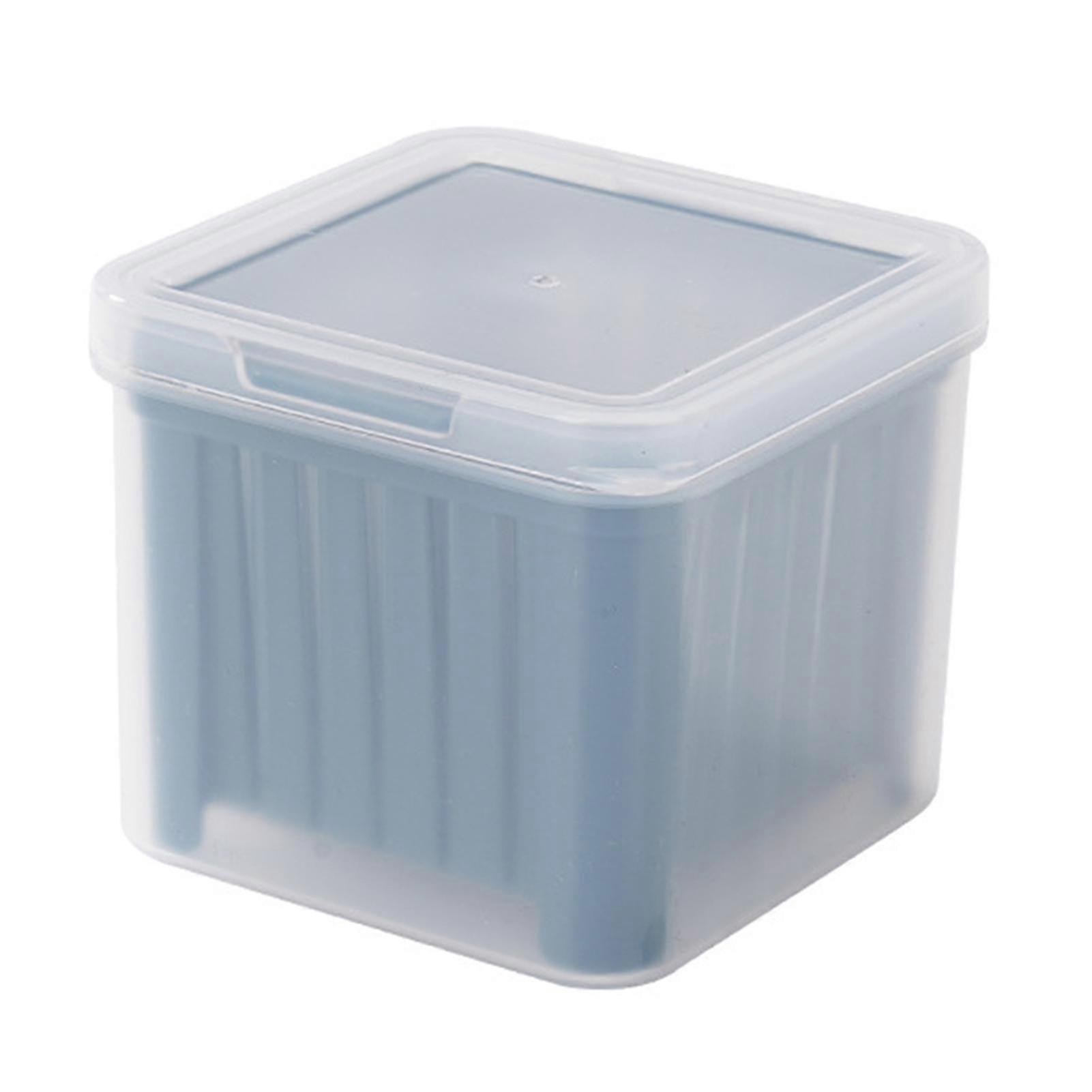 400ml Cube-shaped Food Storage Containers Multifunctional Fridges Storage Case For Ginger Storage