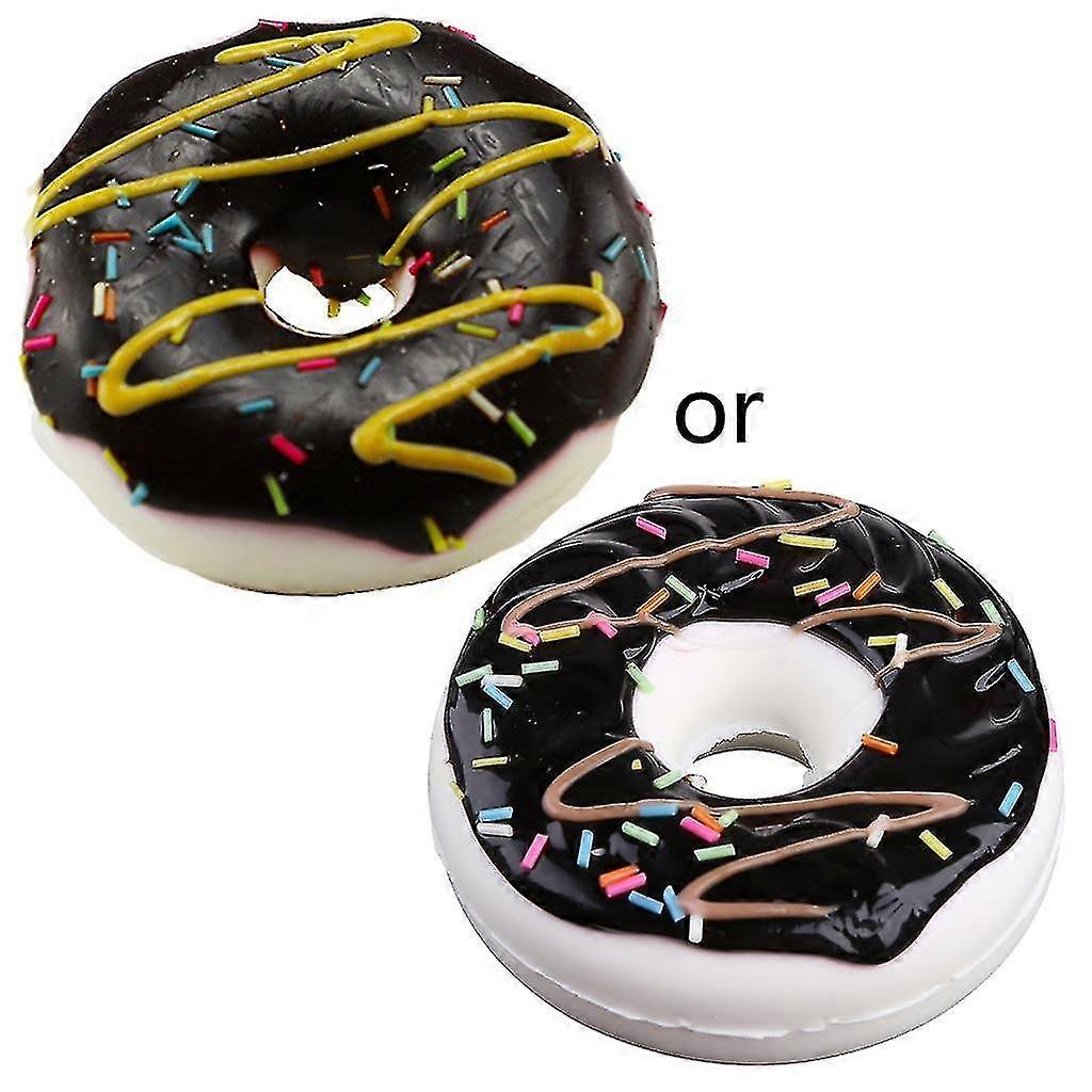 Artificial Donuts Model Simulation Pu Donut Bread Photography Props For Stress Relief Slow Rebound Fake Food Fun