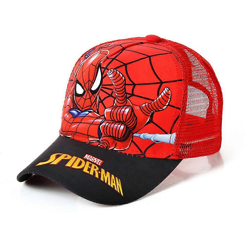 Spiderman Superhero Mesh Baseball Cap Adjustable Snapback Summer Hat Kids