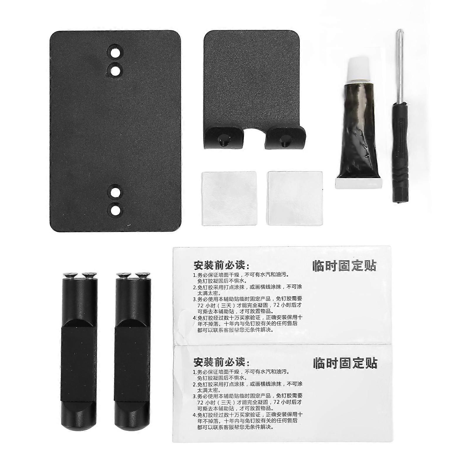 حامل مجفف الشعر الفولاذ المقاوم للصدأ مجفف الشعر منظم الجدار مجفف الشعر الرف للحمام