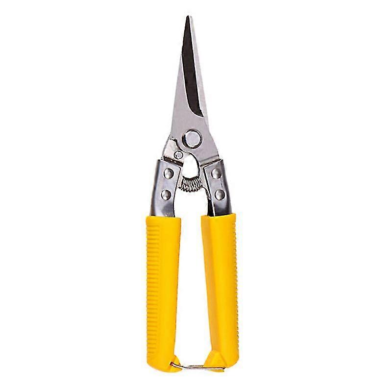 tin snips metal sheet scissors shears cutter hand tool pp handle straight (yellow)