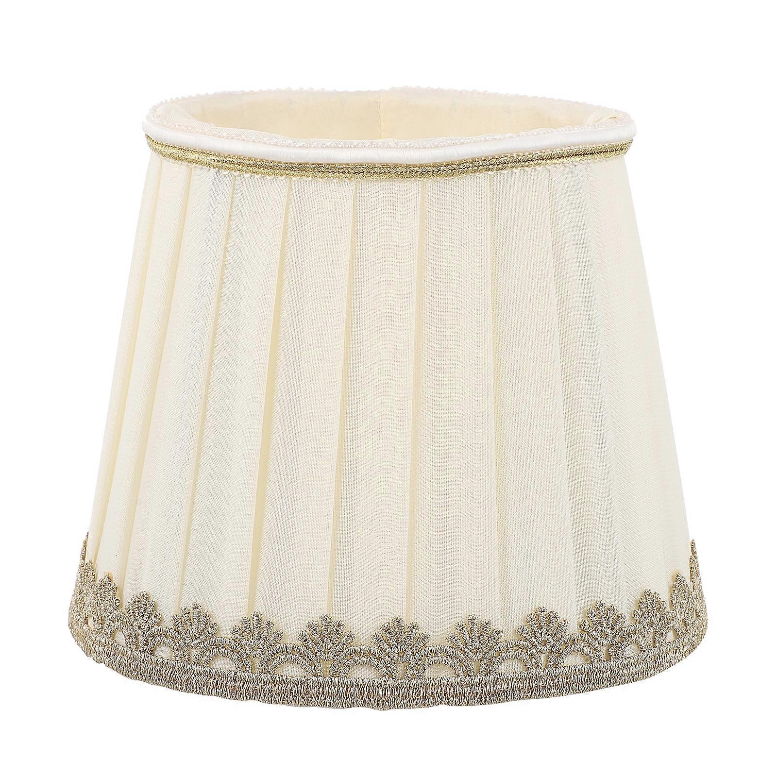 Pleated Light Cover Replacement Accessory Chiffon Lampshade Light Shade Decor