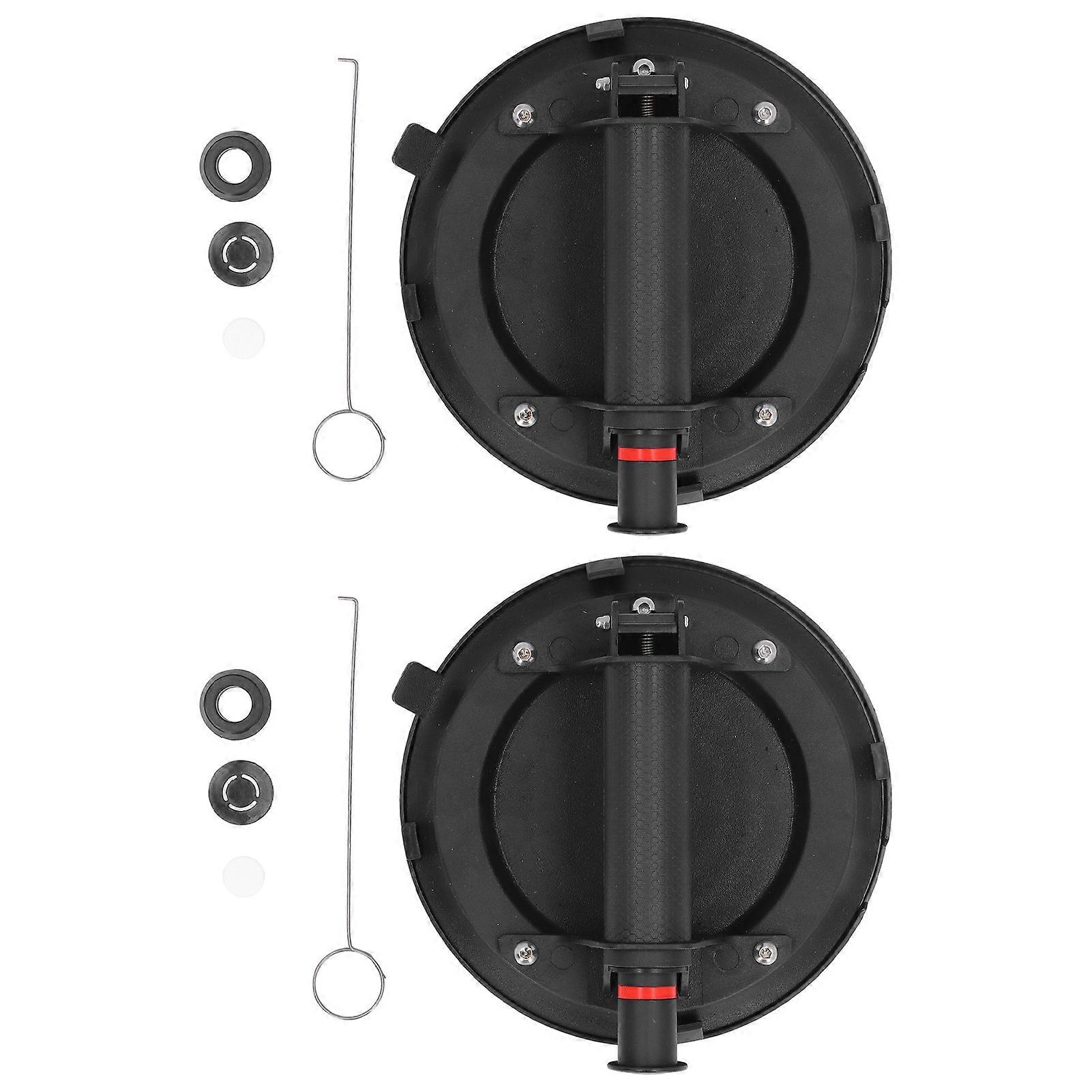 2 Set 8in Glass Suction Cup 440LBS 200KG Bearing Heavy Duty Vacuum Suction Cup for Windshield Tile Granite Floor