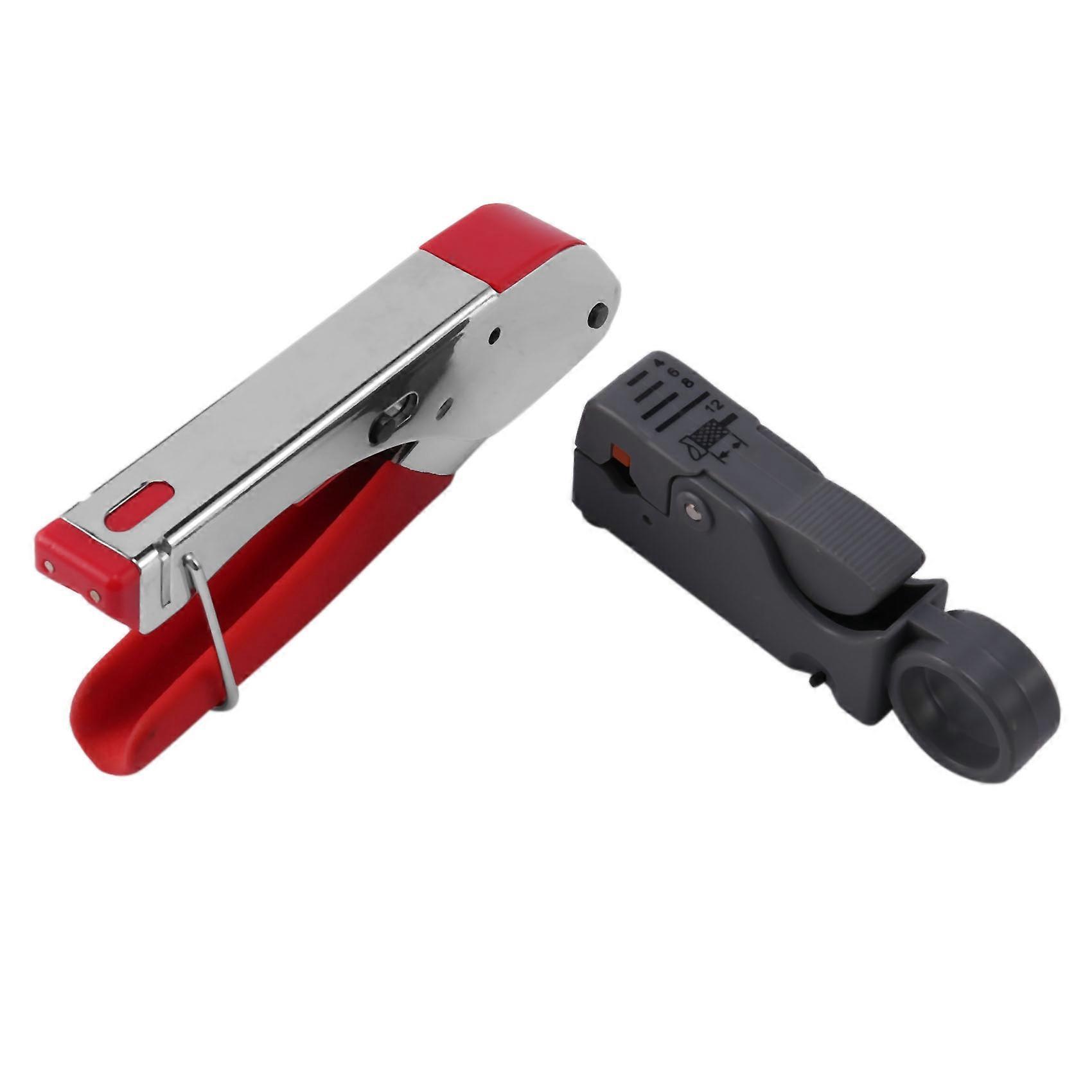 New Multi Compression Coaxial Cable Crimping Tool F Rg6 Rg58 Rg59 Connectors Coax Crimper Coaxial C