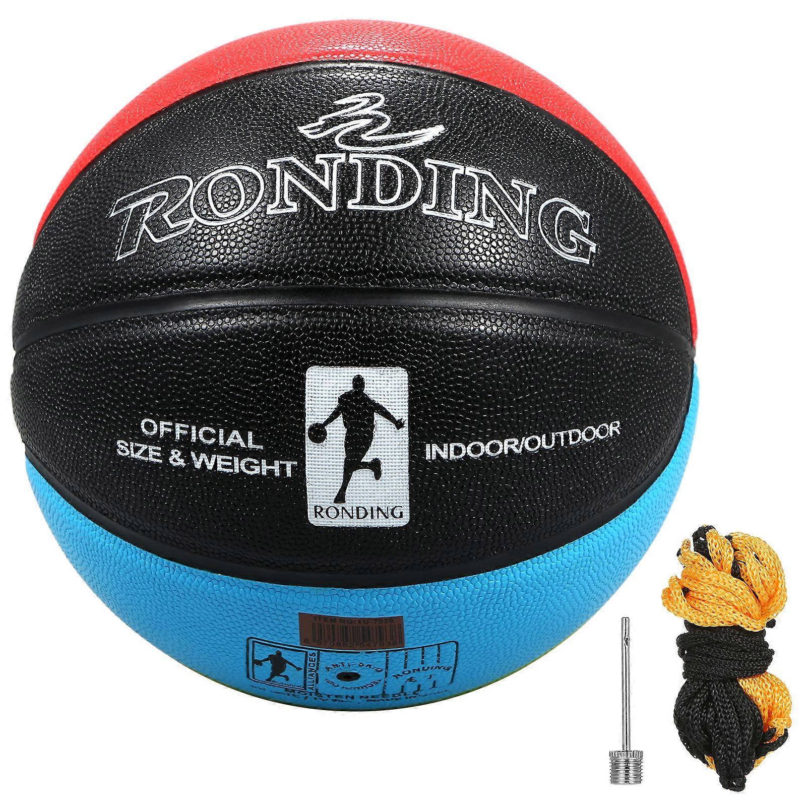 Basketball Ball PU Material Official Basketball Free With Net Bag and Needle Outdoor/ Indoor Basketball Matching and Training Ball