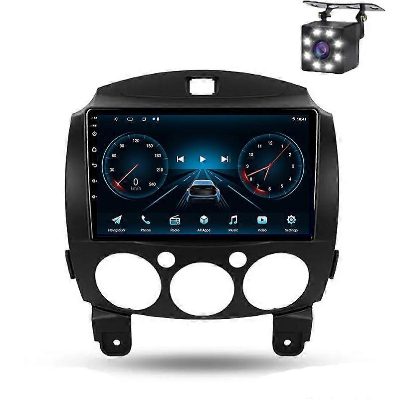 Car Radio For Mazda 2 DE 2007 - 2014 Video Player Carplay Navigation Auto