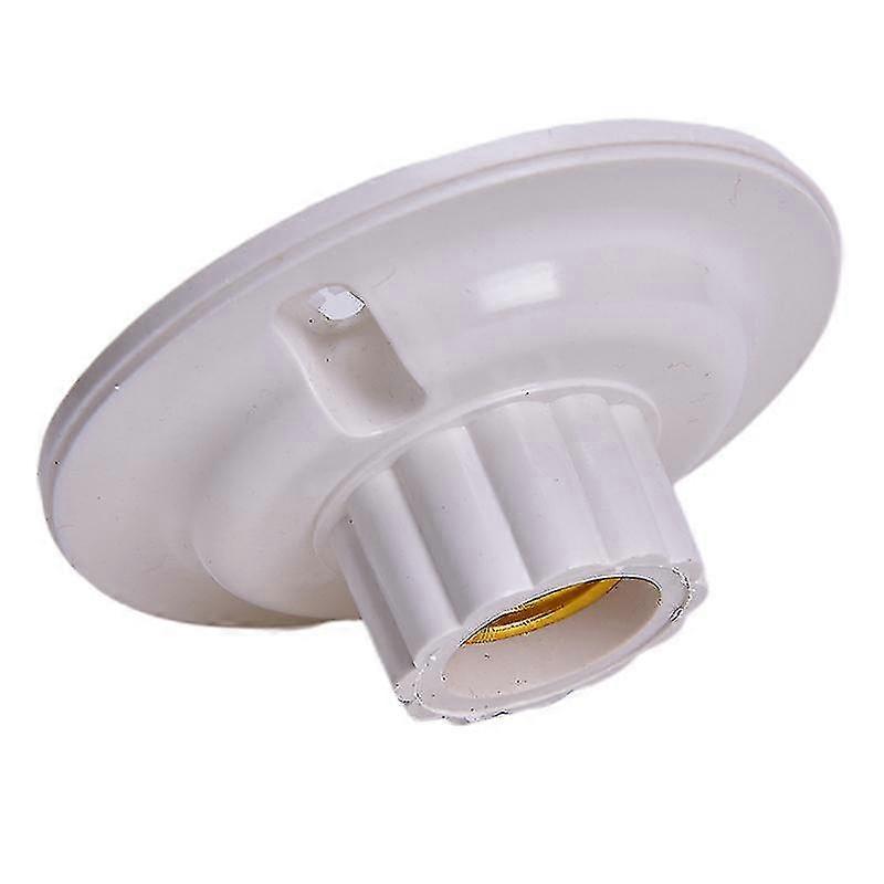 E27 Led Light Bulb Holder Round Socket E27 Base Hanging Lamp Socket Screw Base NEW