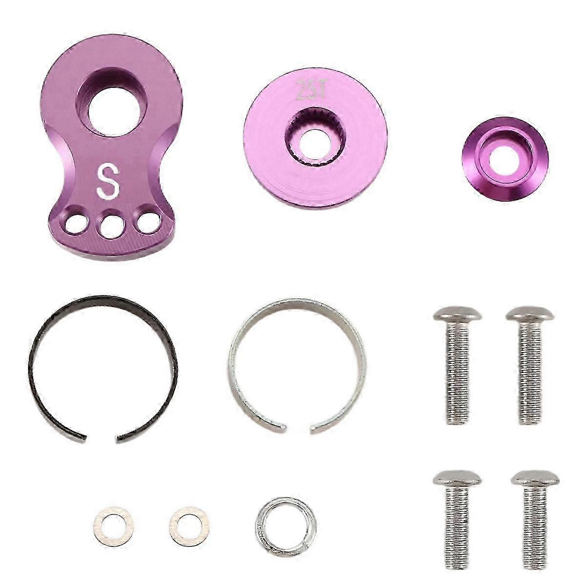 Metal 25T Adjustable Servo Saver Arm Horn for -4 Axial SCX10 1/10 RC Cars Helicopter Model Boat Upgrade Parts,S,B