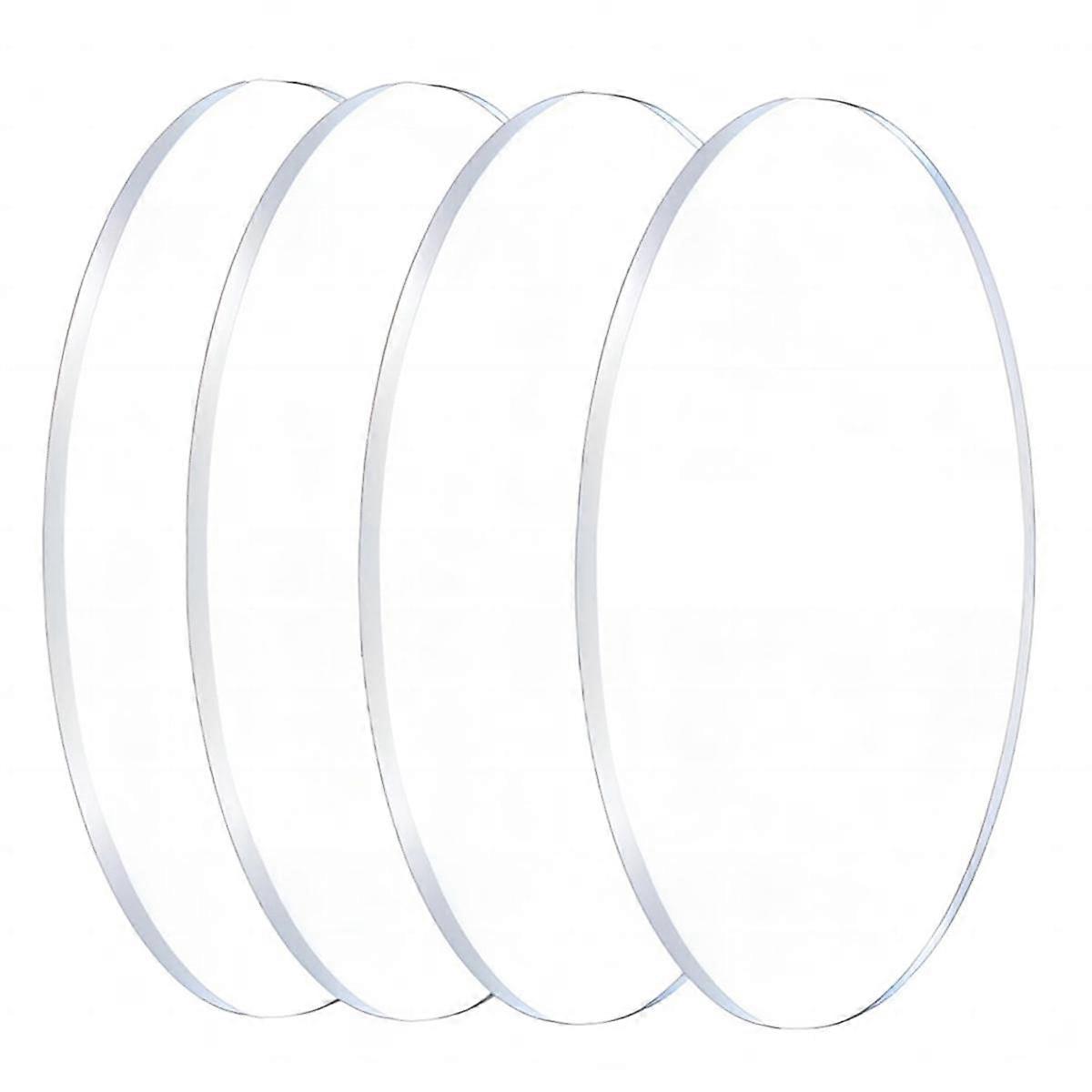 Clear Round Acrylic Sheets 8 Inch Diameter 1/8Inch Thick Plexiglass Circles for Signs, Printing, Ca