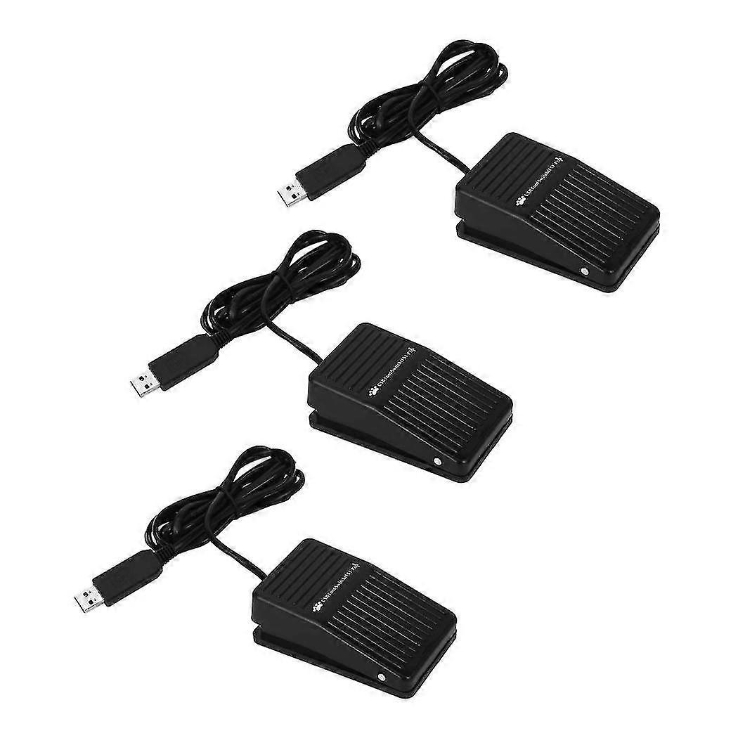 3x Pc Usb Foot Switch Keyboard Pedal
