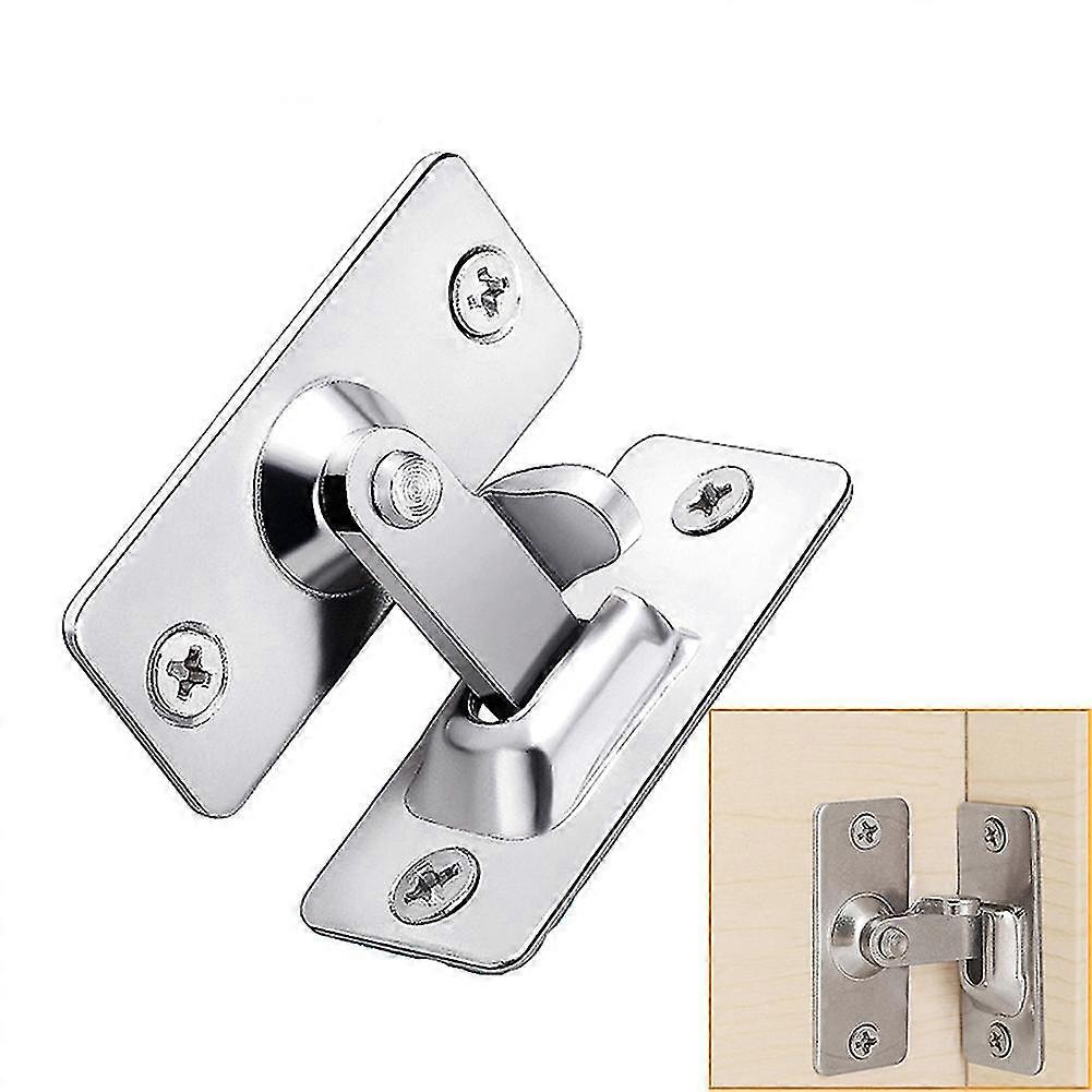 Sliding Door Buckle Stainless Steel 90 Degrees Right Angle Lock Hardware Tools Safety Door Window Bolt
