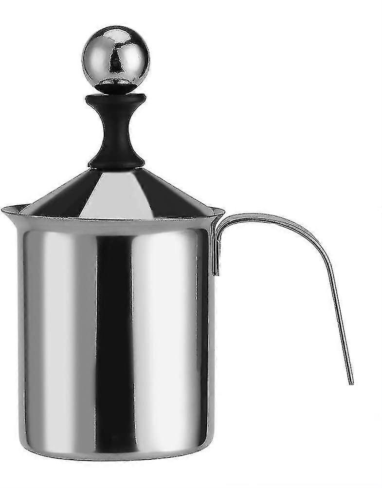 Αφρός γάλακτος 400 ml / 800 ml χειροκίνητο μπλέντερ αφρού από ανοξείδωτο χάλυβα Frother