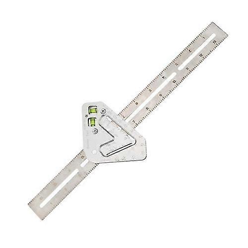 Multifunctional Woodworking Triangular Ruler Measuring Tool