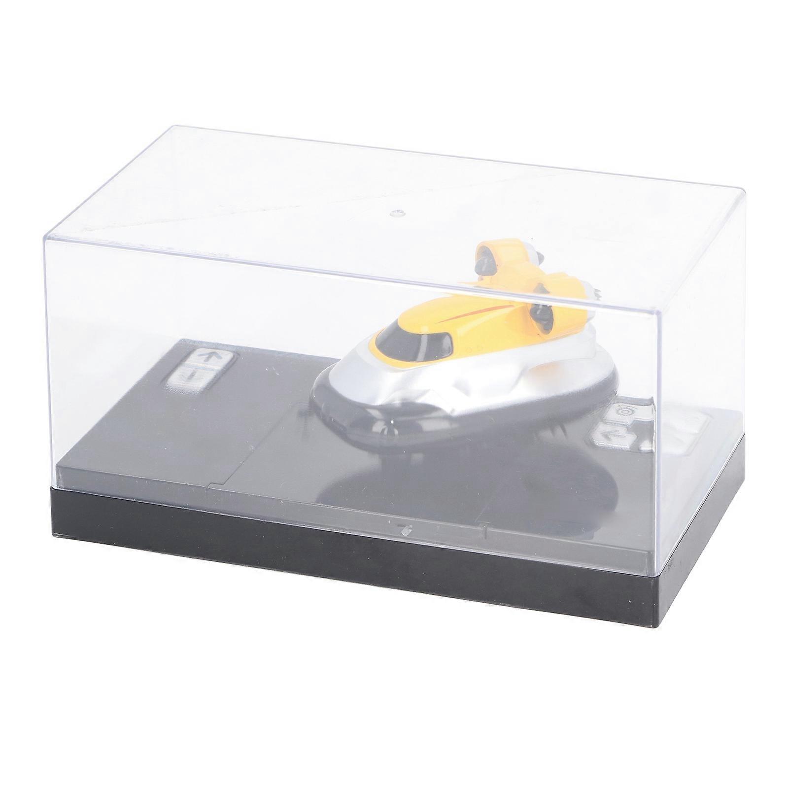 Remote Control Air Cushion Boat High Speed Strong Power Summer Water Fun Boat Toy for Kids Yellow