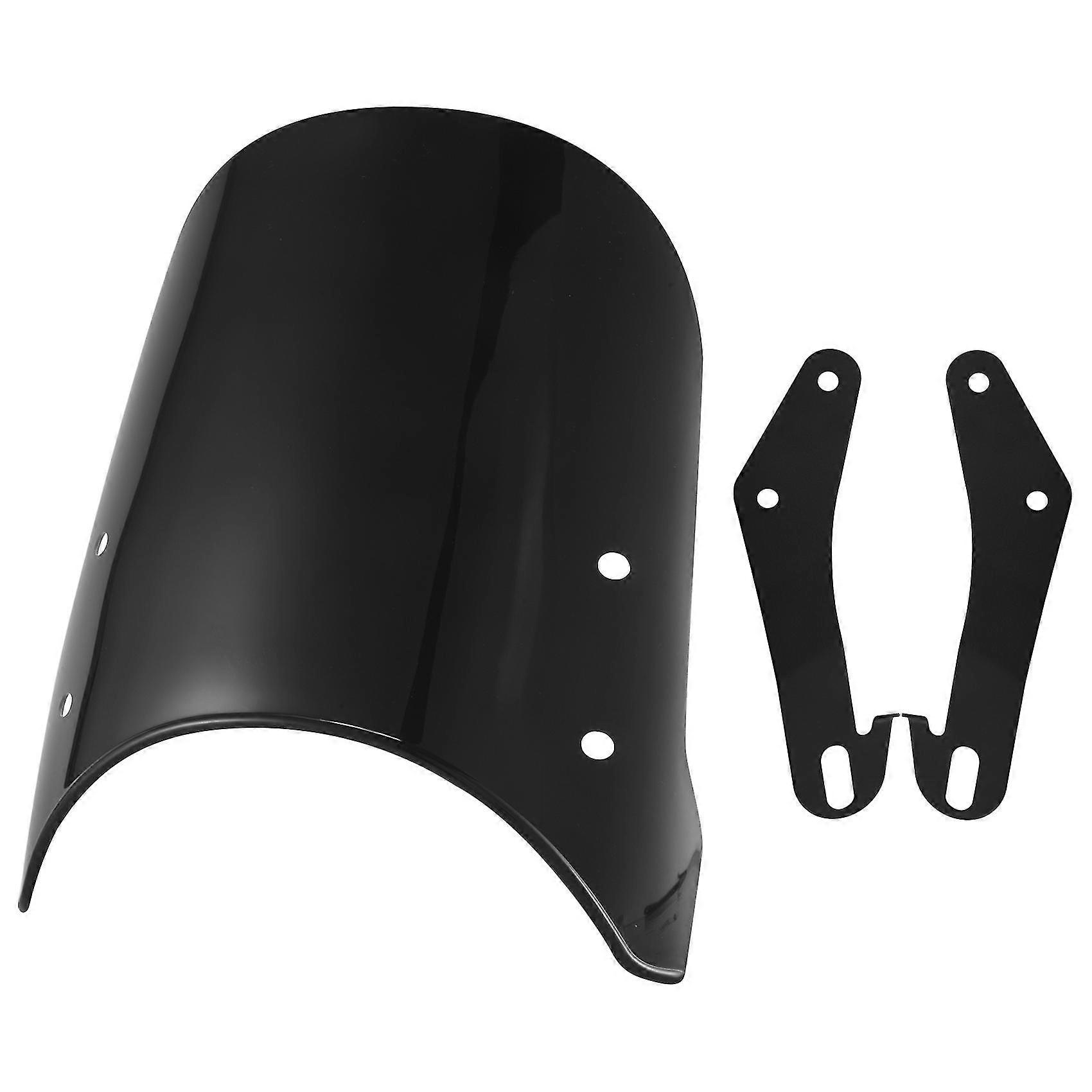 Airflow Adjustable Universal Motorcycle Headlight Windshield Windscreen Wind Deflector Motorcycle U